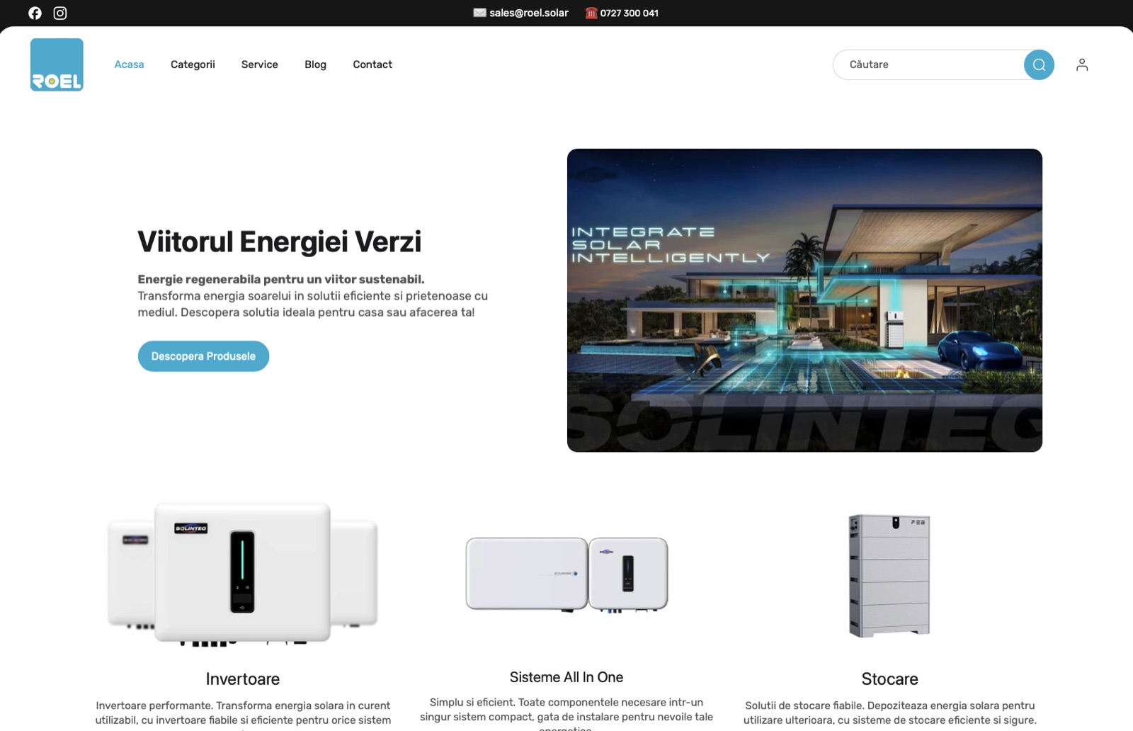 Roel Solar — screenshot